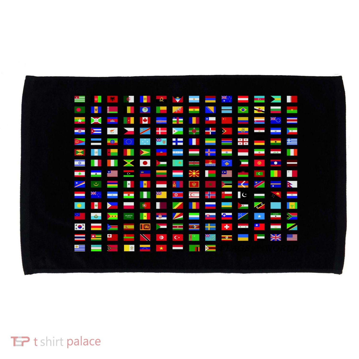 Flags of the World Microfiber Hand Towel