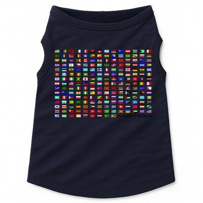 Flags of the World Doggie Tank