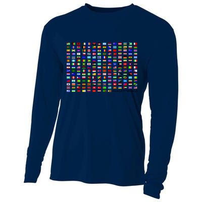 Flags of the World Cooling Performance Long Sleeve Crew