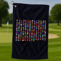 Flags of the World Golf Towel