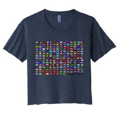Flags of the World Crop Top