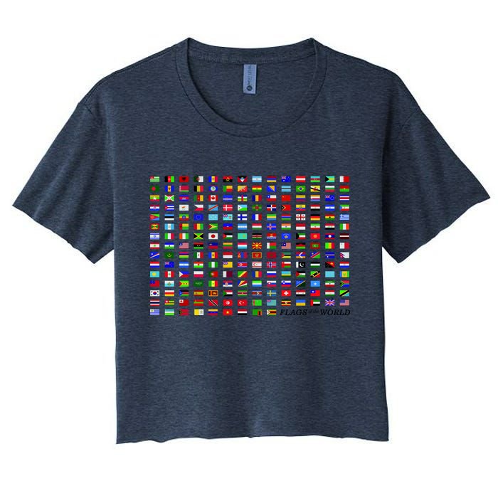 Flags of the World Crop Top