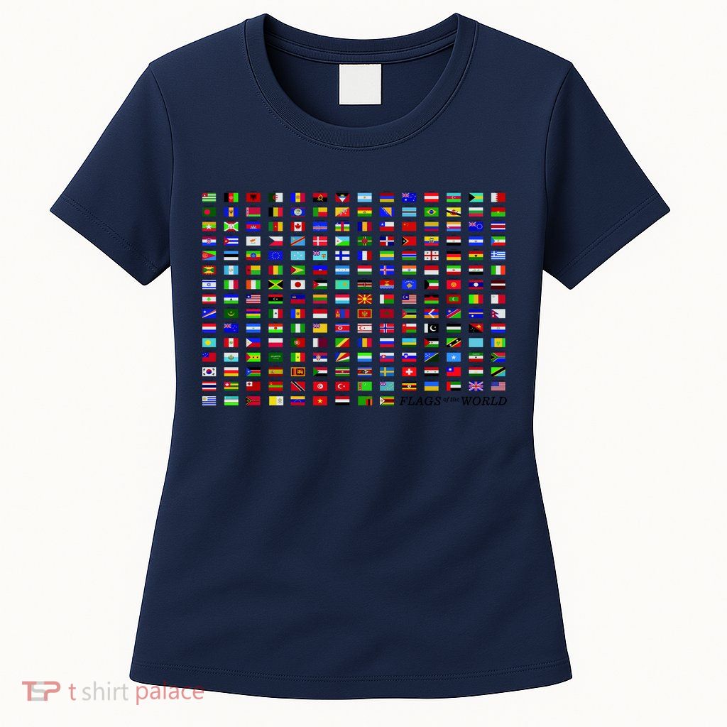 Flags of the World Womens T-Shirt