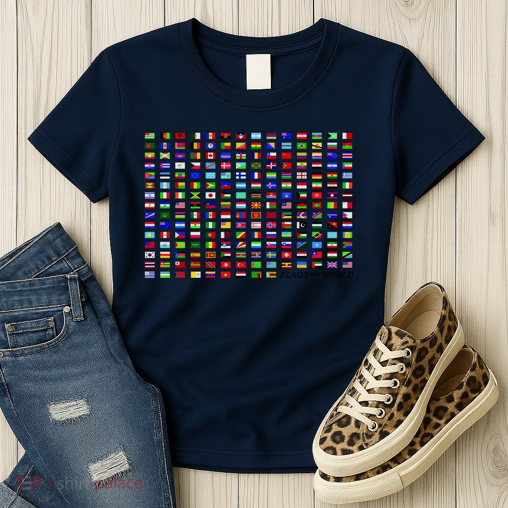 Flags of the World Womens T-Shirt