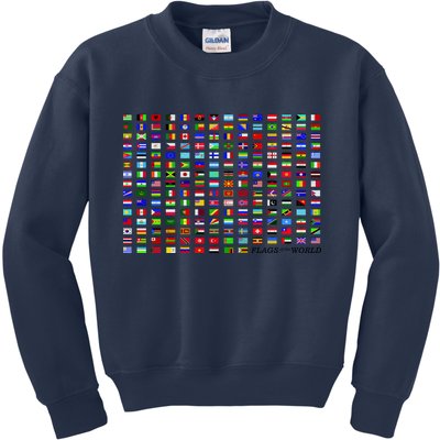 Flags of the World Kids Sweatshirt