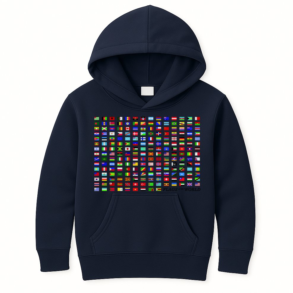 Flags of the World Kids Hoodie