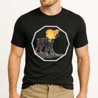 Flaming Ghost Dog On Fire Rider Doggo Cooling Performance Crew T-Shirt