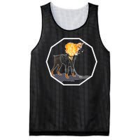 Flaming Ghost Dog On Fire Rider Doggo Mesh Reversible Basketball Jersey Tank