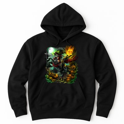 Flaming Headless Horseman Hoodie