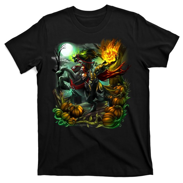 Flaming Headless Horseman T-Shirt