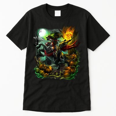 Flaming Headless Horseman Tall T-Shirt