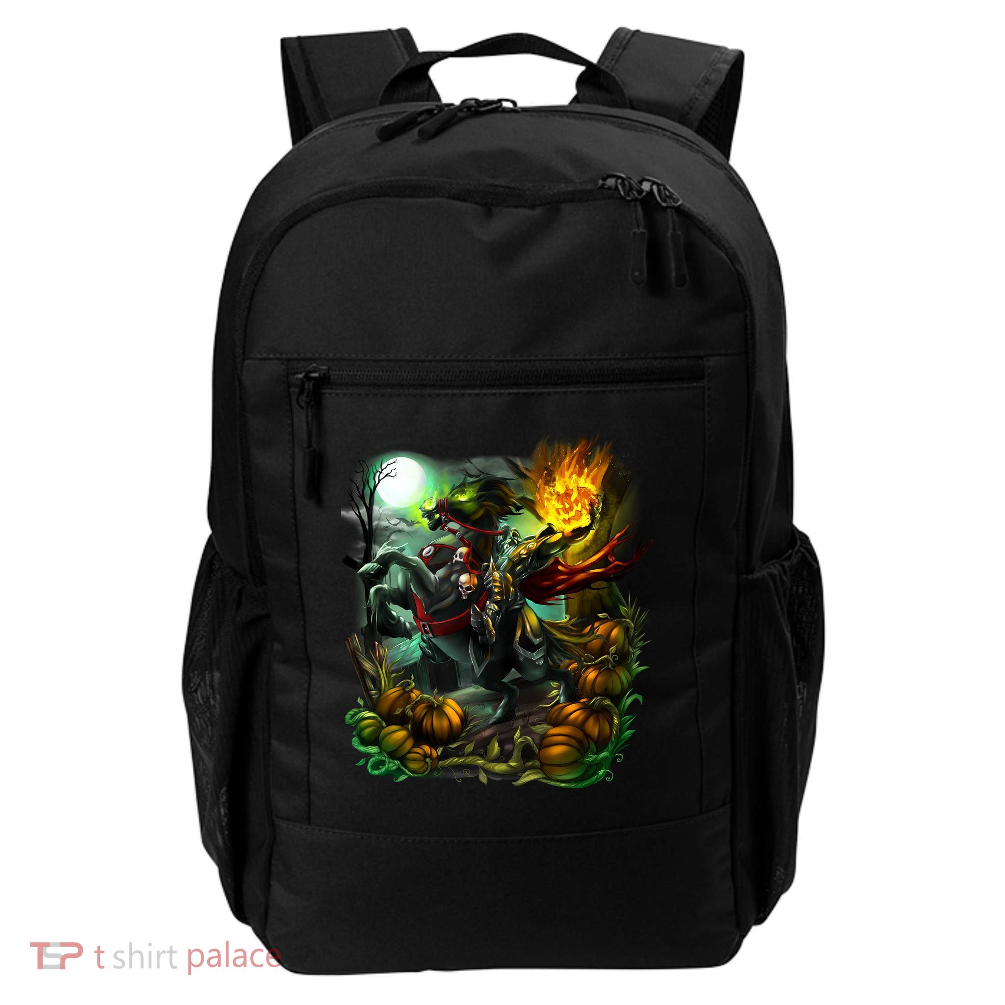 Flaming Headless Horseman Backpack