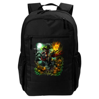 Flaming Headless Horseman Daily Commute Backpack