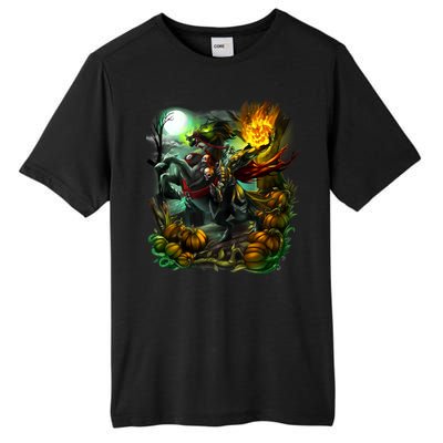 Flaming Headless Horseman Tall Fusion ChromaSoft Performance T-Shirt