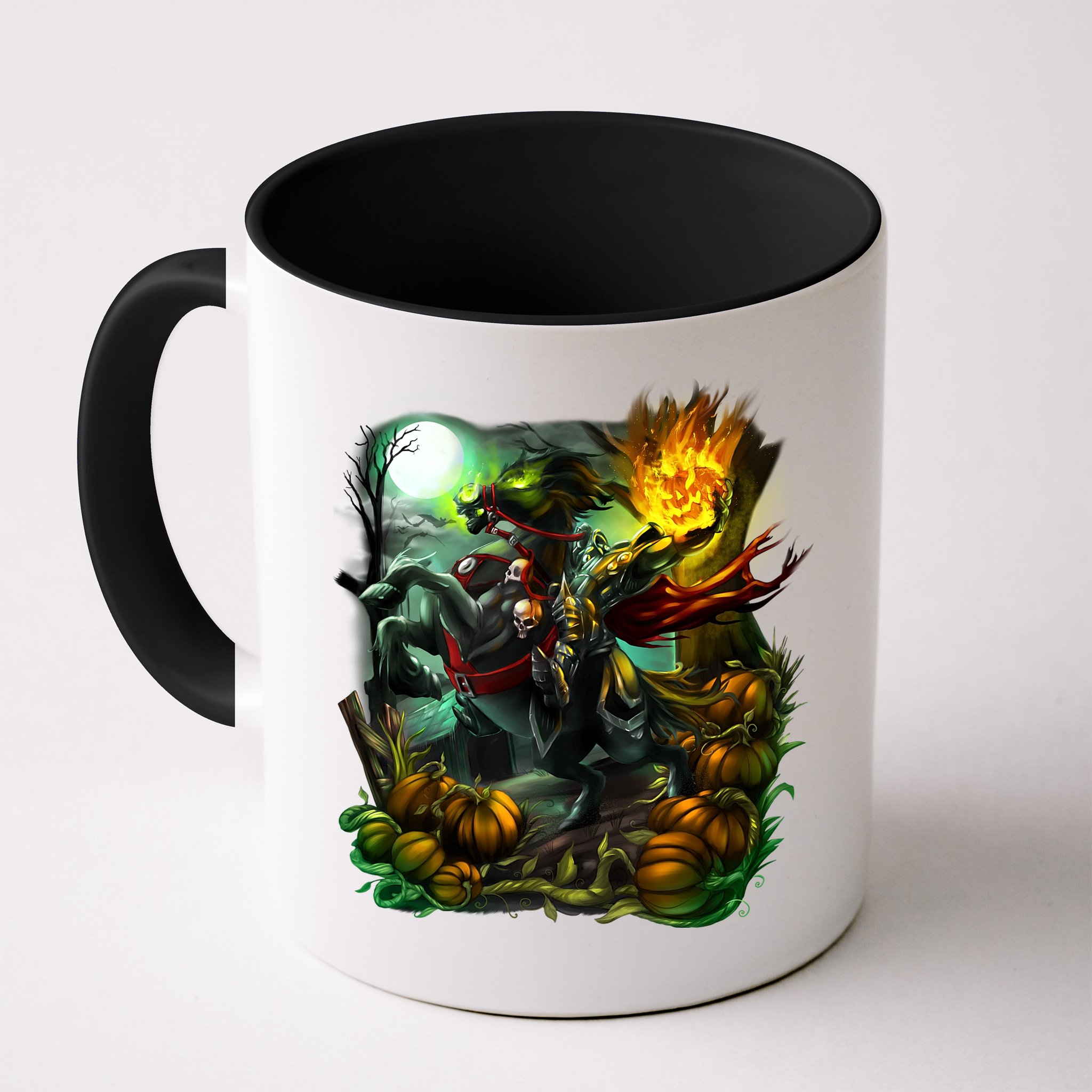Flaming Headless Horseman Mug
