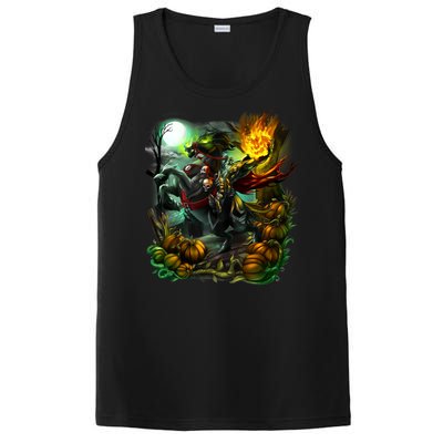 Flaming Headless Horseman PosiCharge Competitor Tank