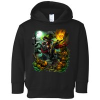 Flaming Headless Horseman Toddler Hoodie