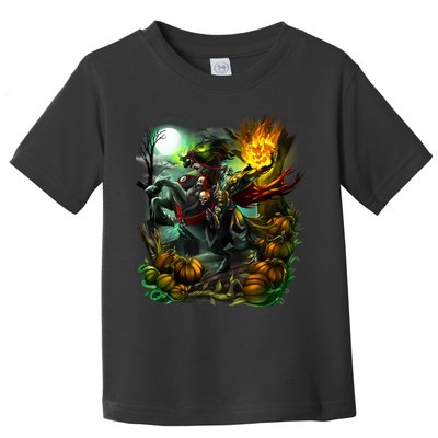 Flaming Headless Horseman Toddler T-Shirt