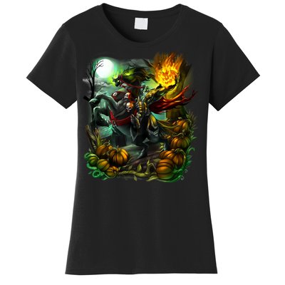 Flaming Headless Horseman Women's T-Shirt