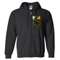 Flaming Headless Horseman Full Zip Hoodie