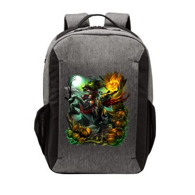 Flaming Headless Horseman Vector Backpack