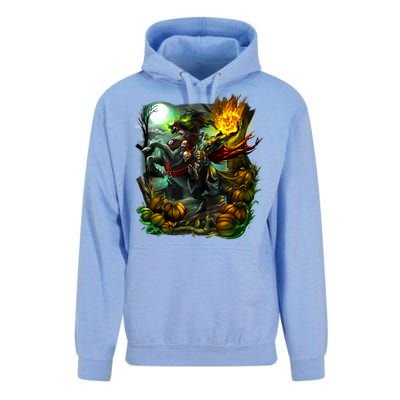 Flaming Headless Horseman Unisex Surf Hoodie