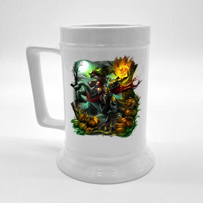 Flaming Headless Horseman Beer Stein