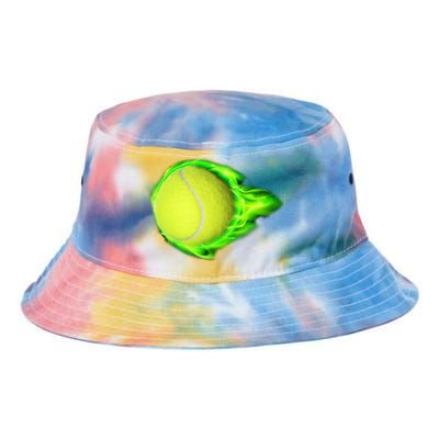 Flaming Tennis Ball Tie Dye Newport Bucket Hat