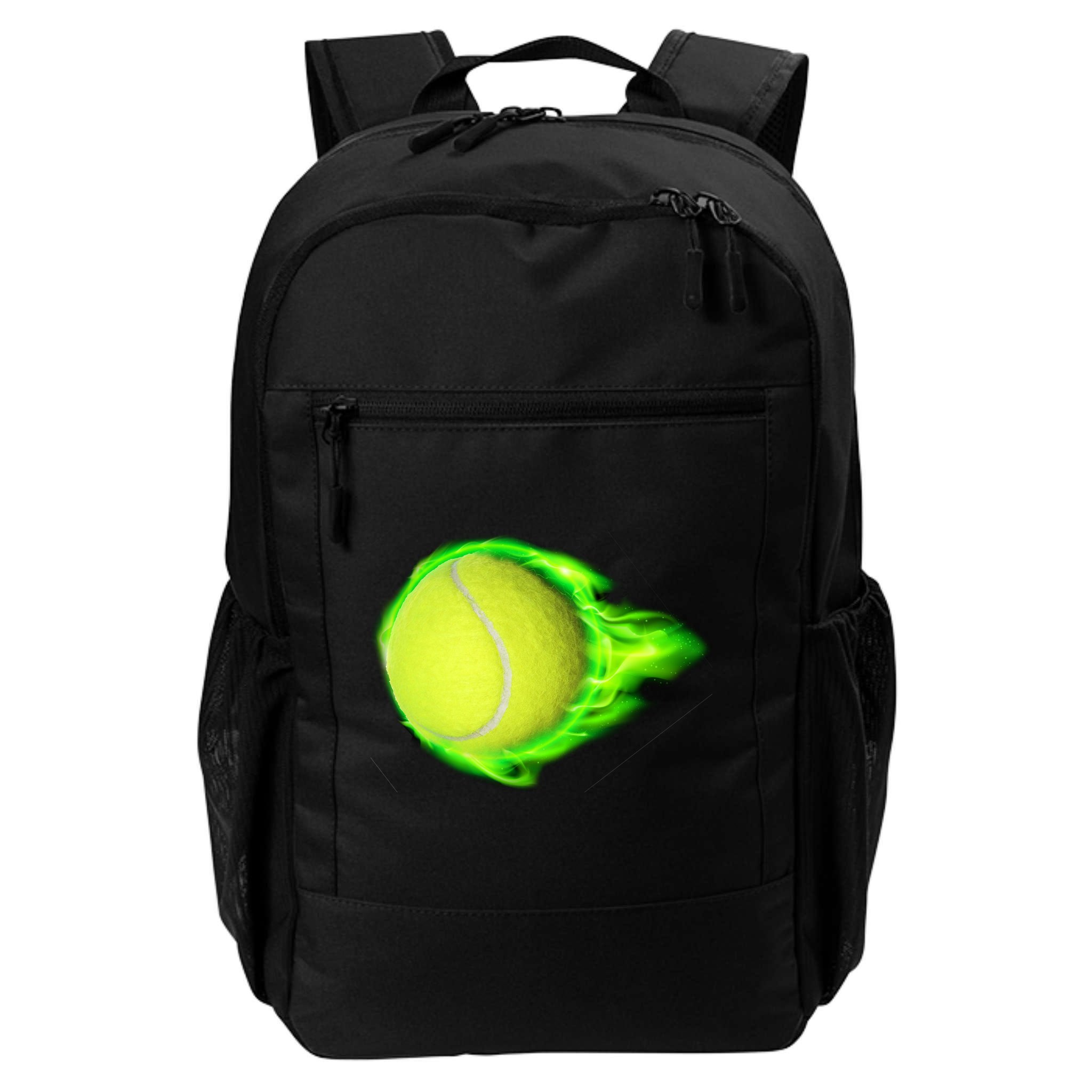 Flaming Tennis Ball Backpack