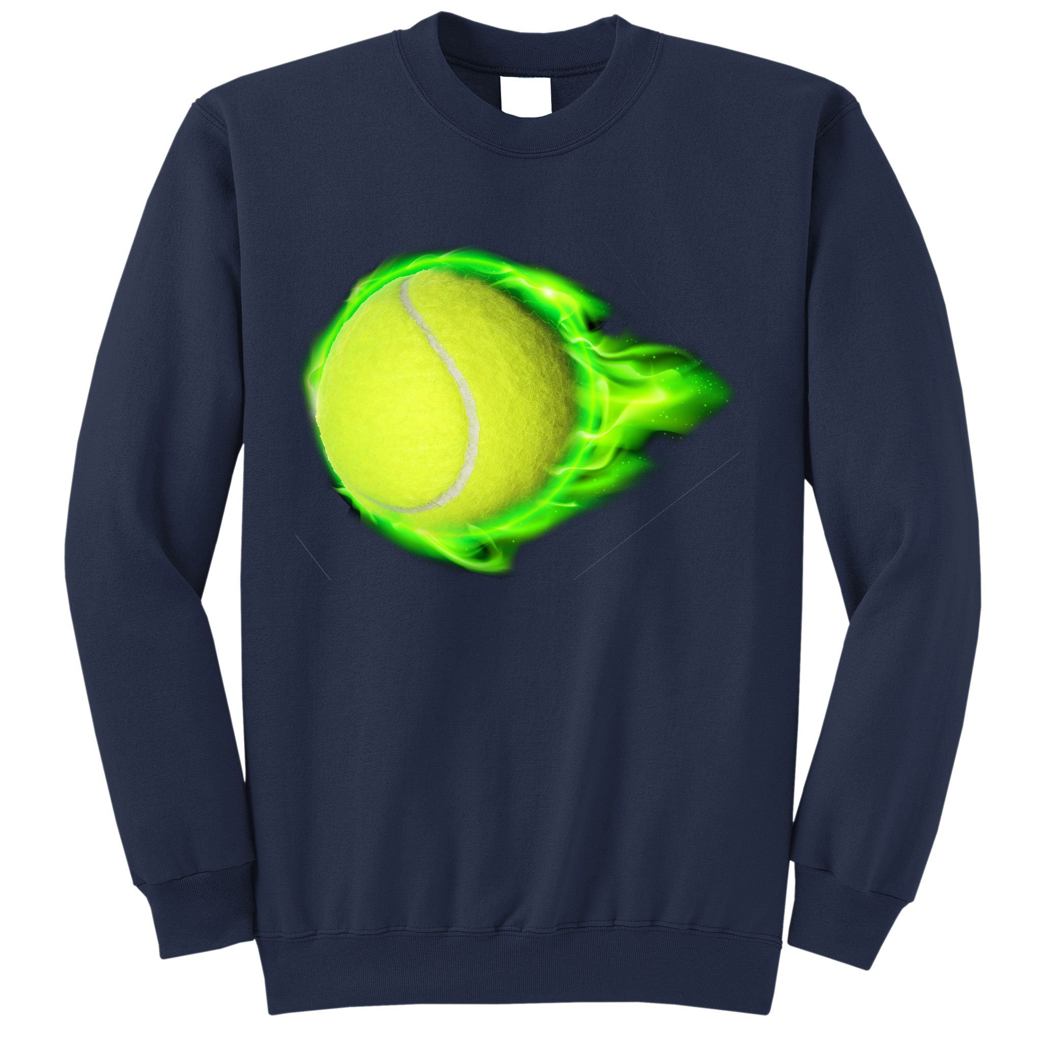 Flaming Tennis Ball Sweatshirt