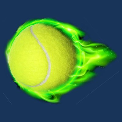 Flaming Tennis Ball T-Shirt