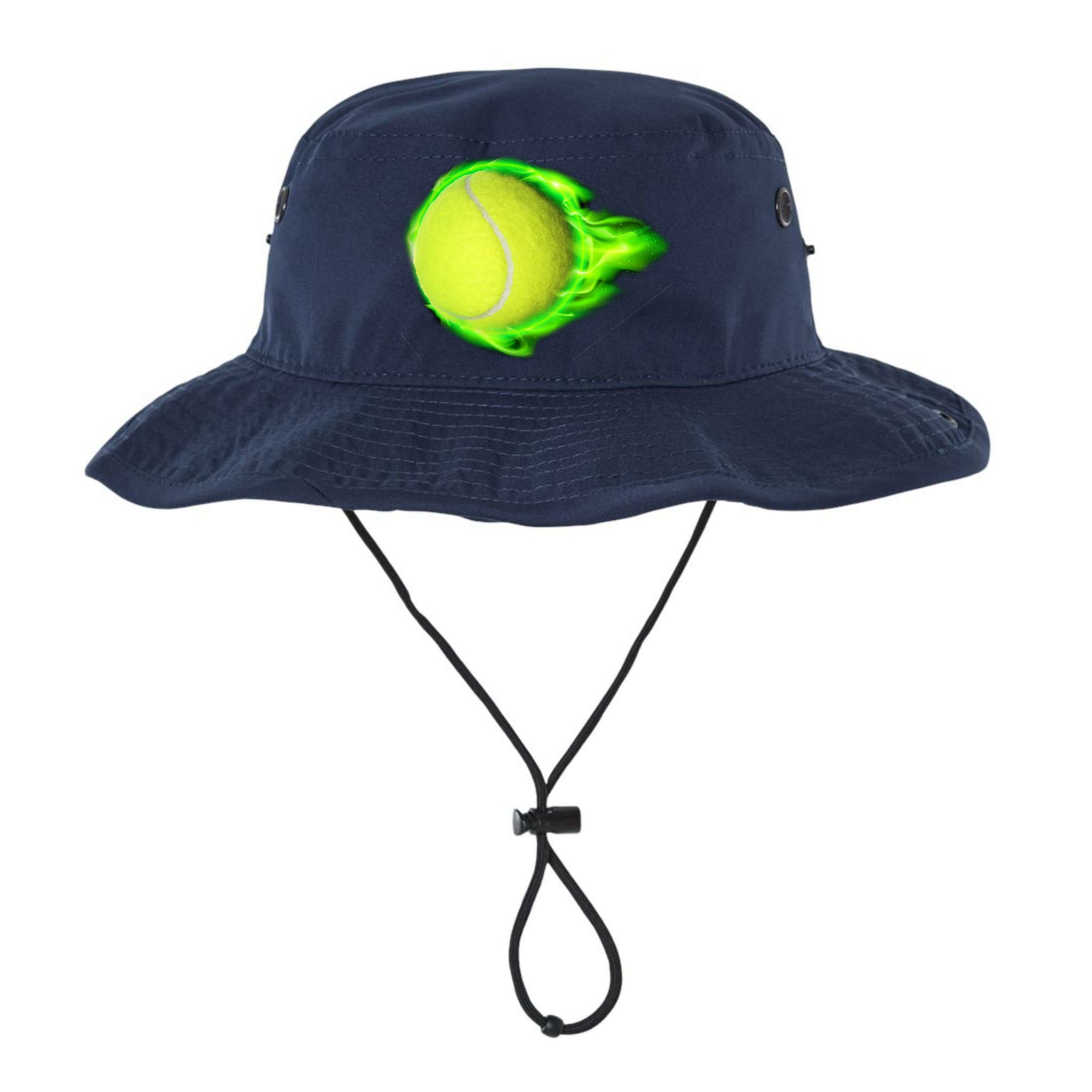 Flaming Tennis Ball Bucket Hat