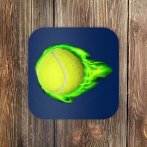 Flaming Tennis Ball Coaster