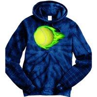 Flaming Tennis Ball Tie Dye Hoodie