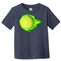 Flaming Tennis Ball Toddler T-Shirt