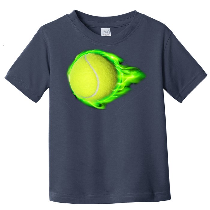 Flaming Tennis Ball Toddler T-Shirt