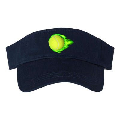 Flaming Tennis Ball Valucap Bio-Washed Visor