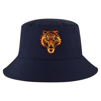 Flaming Tiger Fire Cool Comfort Performance Bucket Hat