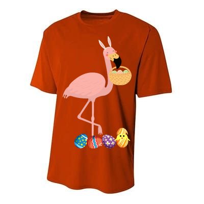 Flamingo Easter Egg Performance Sprint T-Shirt