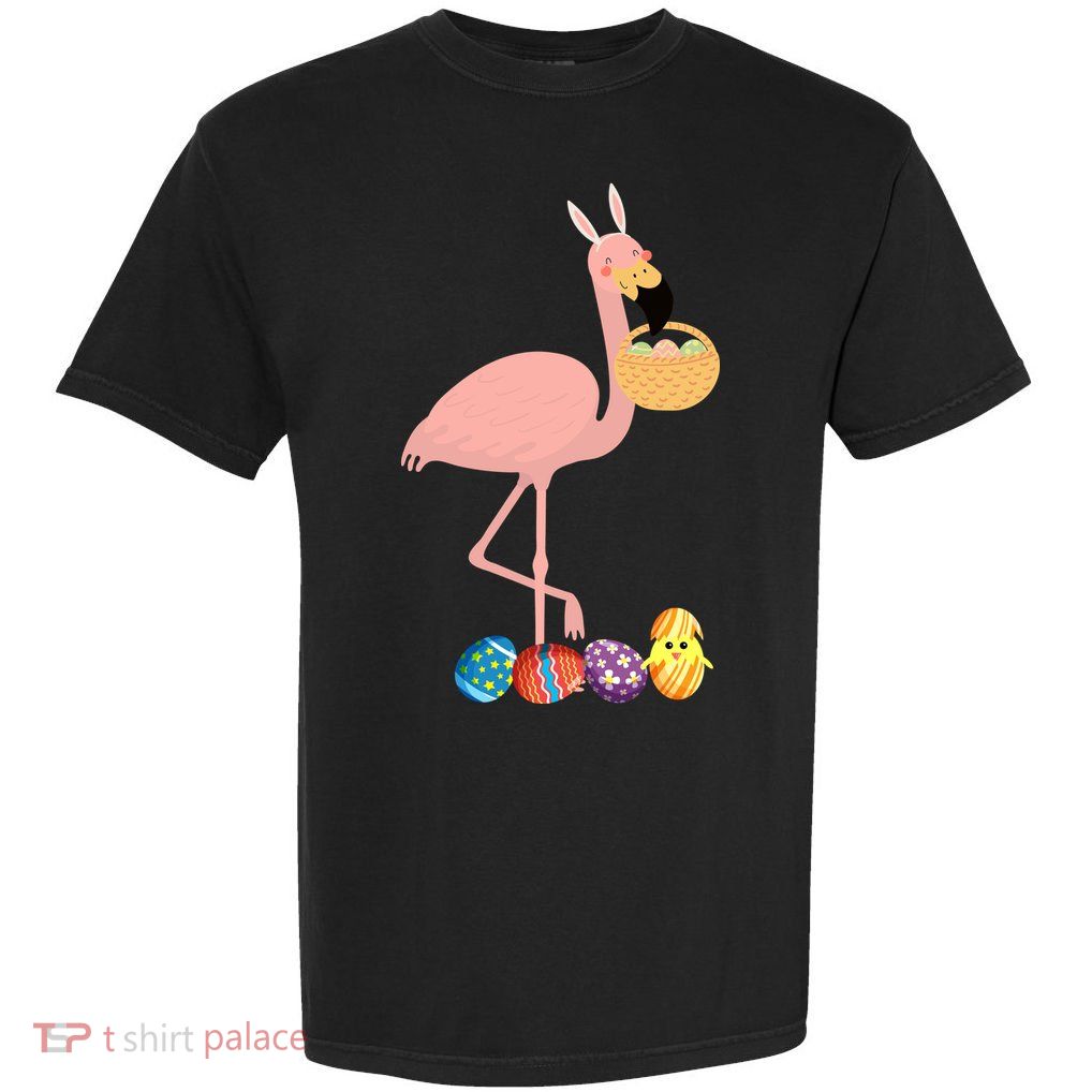 Flamingo Easter Egg Garment-Dyed Heavyweight T-Shirt
