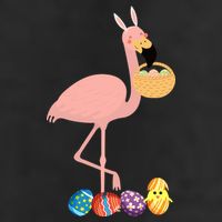 Flamingo Easter Egg Adult Drive Performance Visor