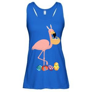 Flamingo Easter Egg Ladies Essential Flowy Tank