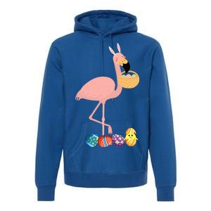 Flamingo Easter Egg Premium Hoodie