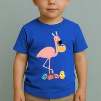 Flamingo Easter Egg Toddler T-Shirt