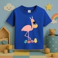 Flamingo Easter Egg Toddler T-Shirt