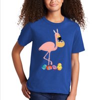 Flamingo Easter Egg Kids T-Shirt