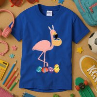 Flamingo Easter Egg Kids T-Shirt