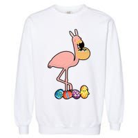 Flamingo Easter Egg Garment-Dyed Sweatshirt