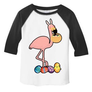 Flamingo Easter Egg Toddler Fine Jersey T-Shirt