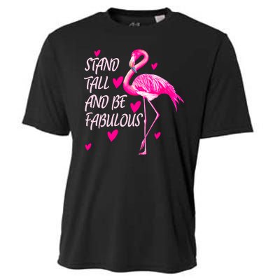 Flamingo Stand Tall And Be Fabulous Cooling Performance Crew T-Shirt